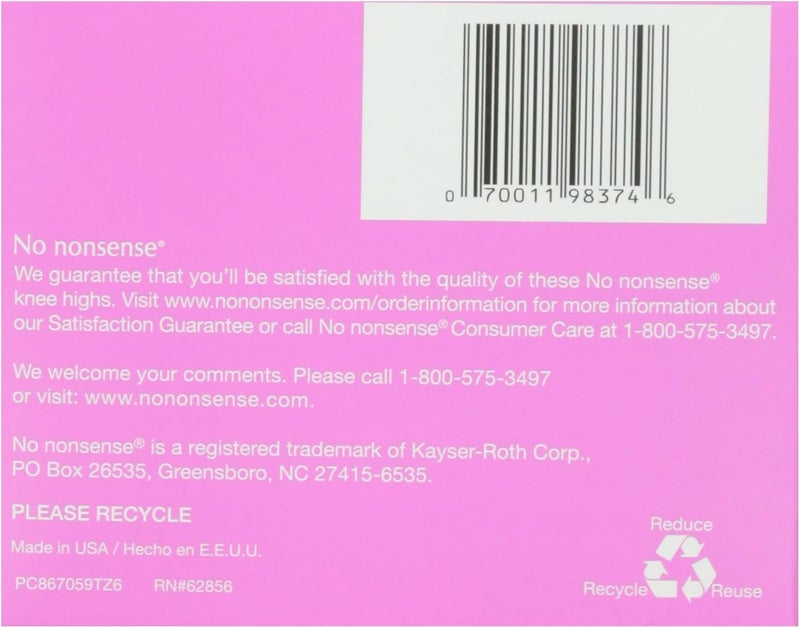 No Nonsense Knee Highs Value Pack - Nude Color, 10 Pairs - Image 5